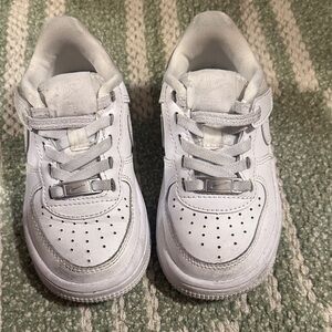 Nike Kids White Lace-Up Sneakers